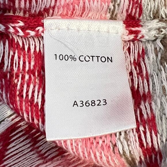 Appleseed's 100% Cotton Cardigan Sweater Women's Medium Beaded MOP Buttons - Picture 6 of 9